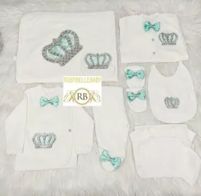 10pcs HRH Crown Set - Mint Green