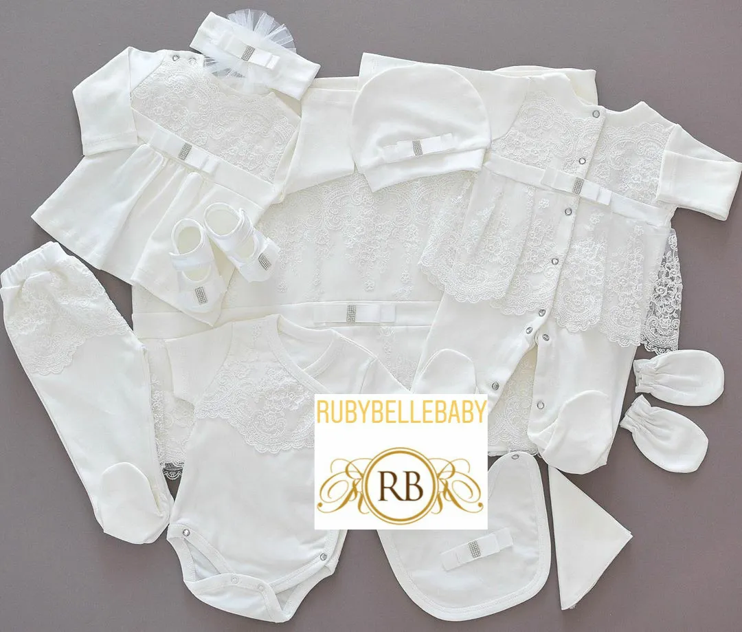 10pcs Precious Set - White