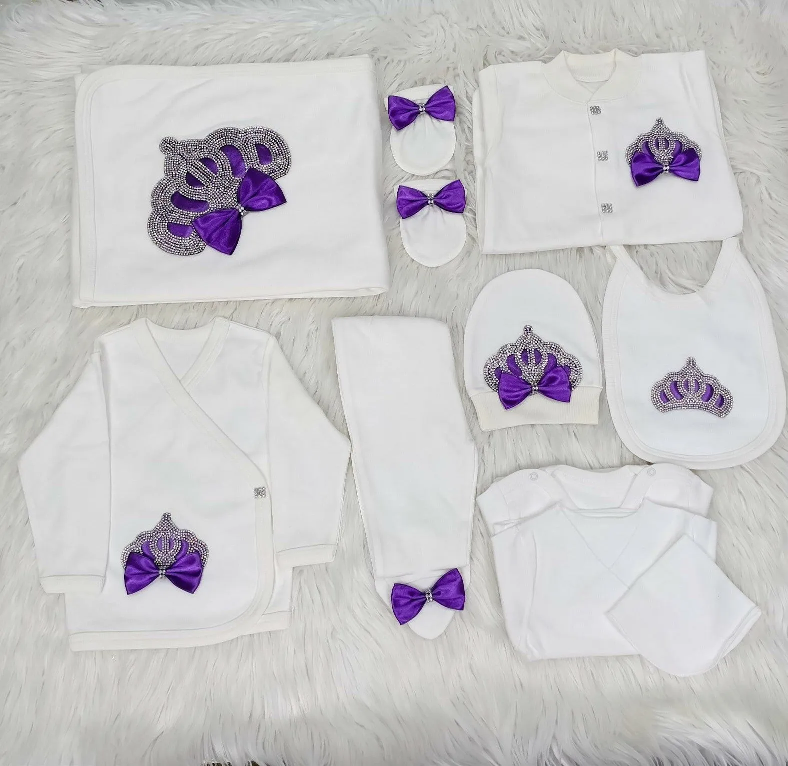 10pcs Princess Set - Purple