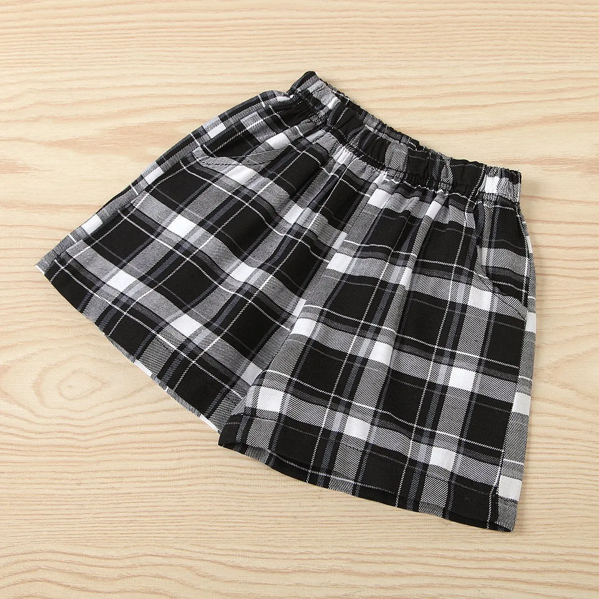 1~4Y Summer Letter Suit Summer Men's Cotton T-Shirt Mother's Day Plaid Suit Wholesale Kids Clothes
