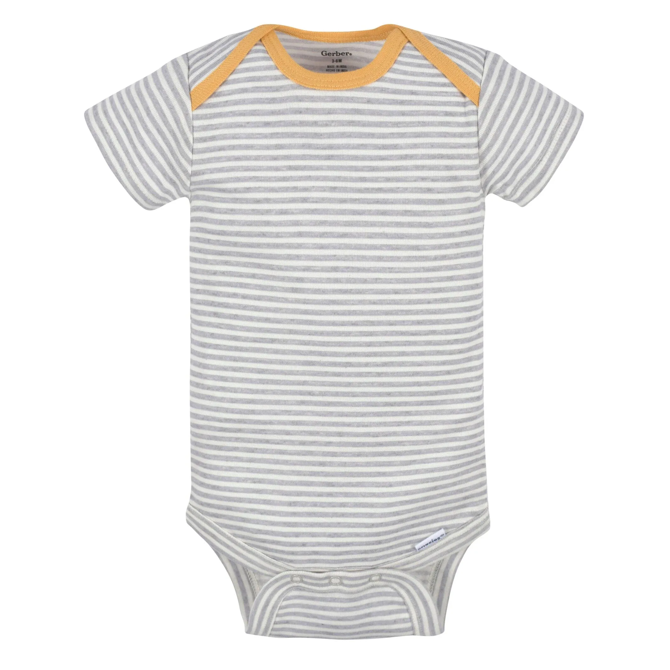 3-Pack Baby Boys Hedgehog Short Sleeve Onesies® Bodysuits