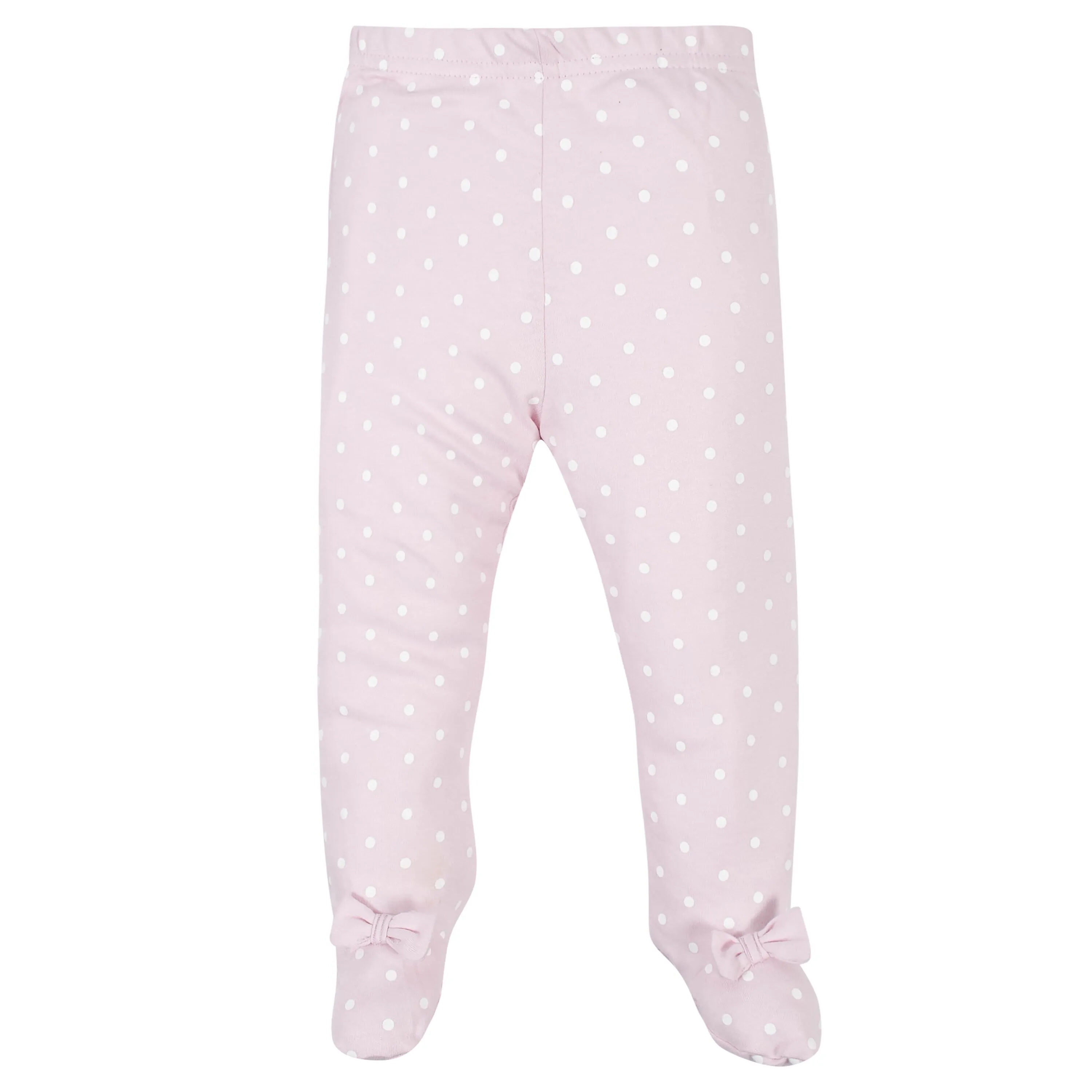 4-Piece Organic Baby Girls Bear Gift Set