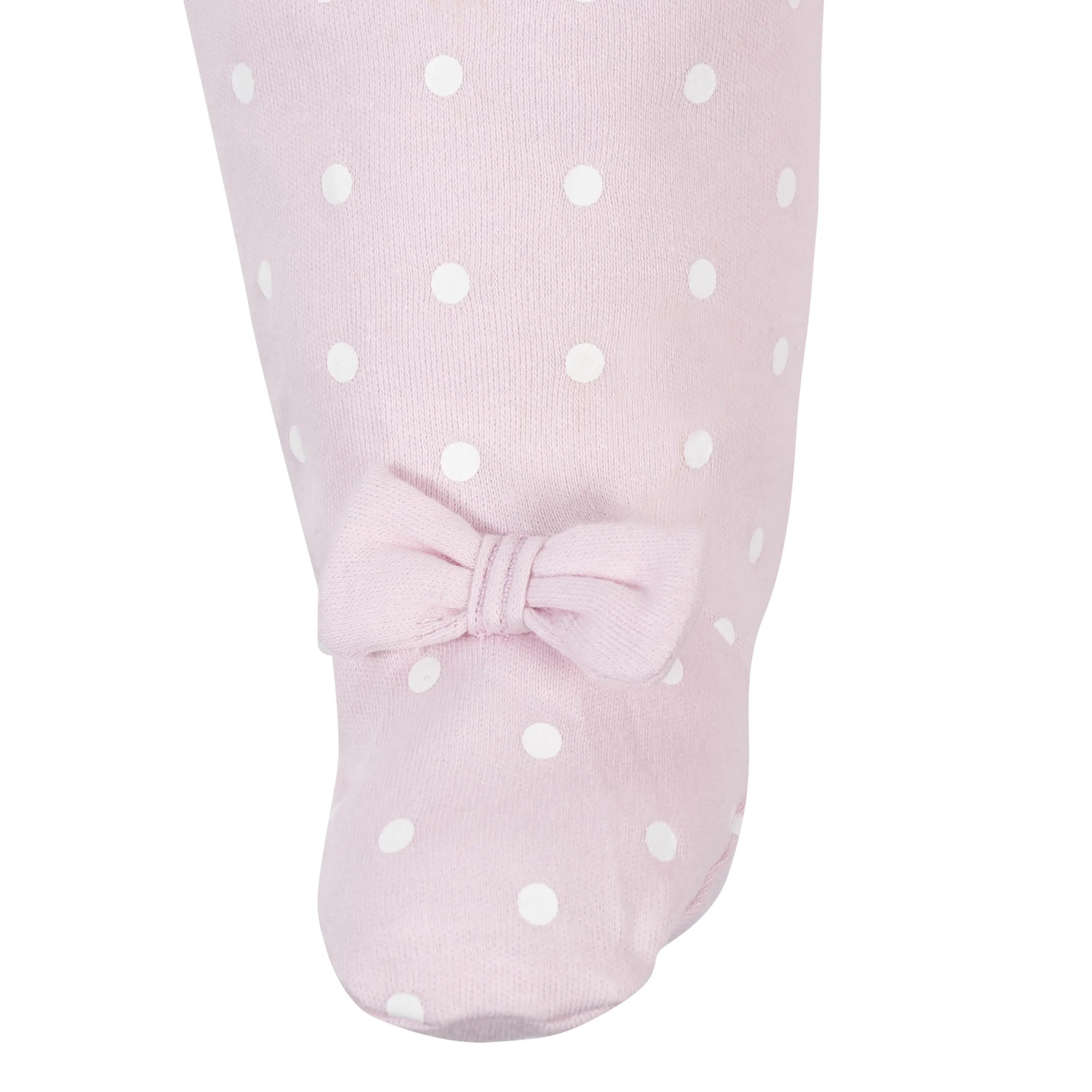 4-Piece Organic Baby Girls Bear Gift Set