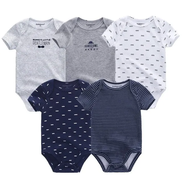 5pcs Baby Bodysuit 3-12M