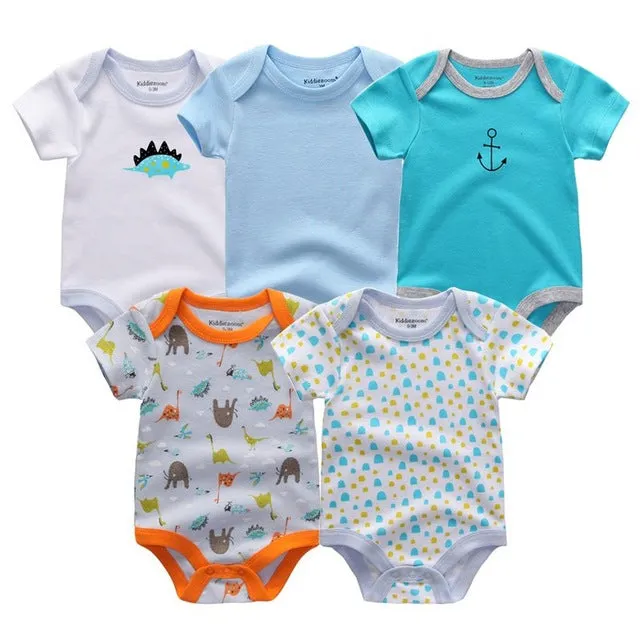 5pcs Baby Bodysuit 3-12M