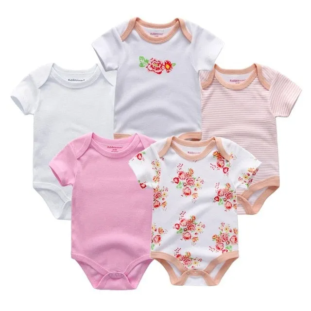 5pcs Baby Bodysuit 3-12M