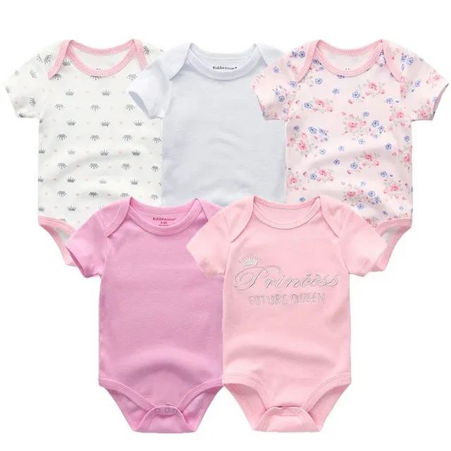 5pcs Baby Bodysuit 3-12M