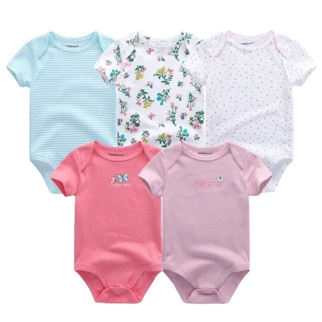5pcs Baby Bodysuit 3-12M
