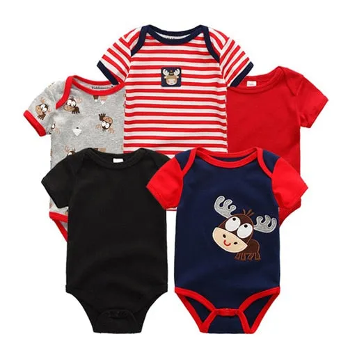 5pcs Baby Bodysuit 3-12M