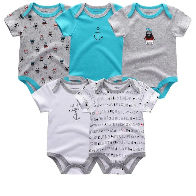 5pcs Baby Bodysuit 3-12M