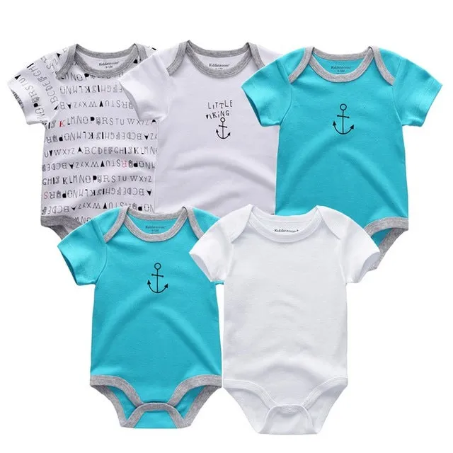 5pcs Baby Bodysuit 3-12M