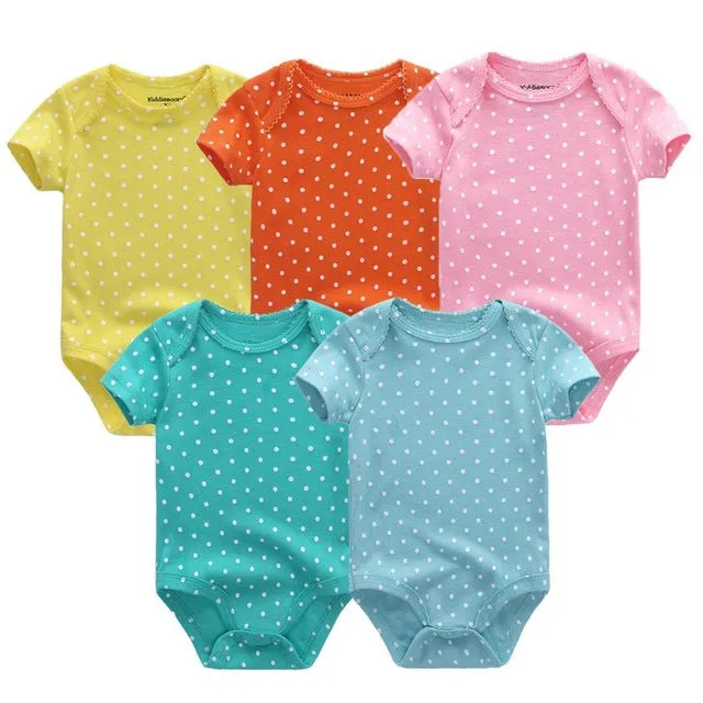 5pcs Baby Bodysuit 3-12M