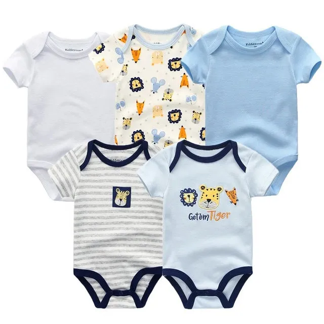 5pcs Baby Bodysuit 3-12M