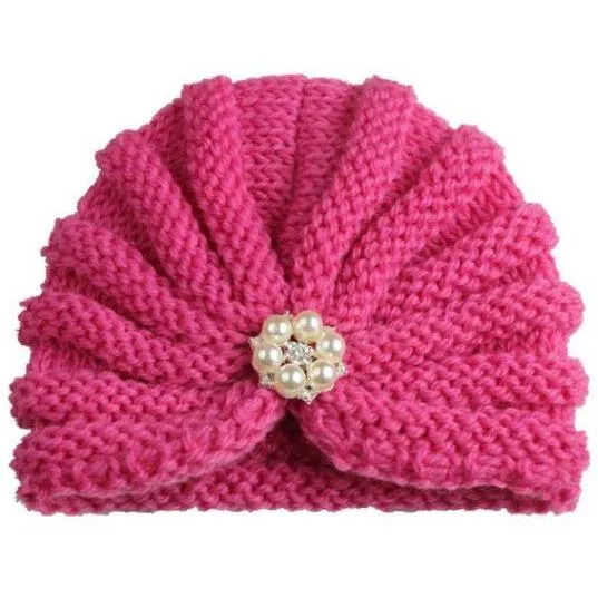 Adorable Unisex Baby Knitted Hats Bonnets