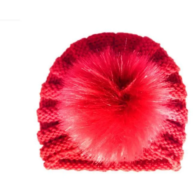 Adorable Unisex Baby Knitted Hats Bonnets