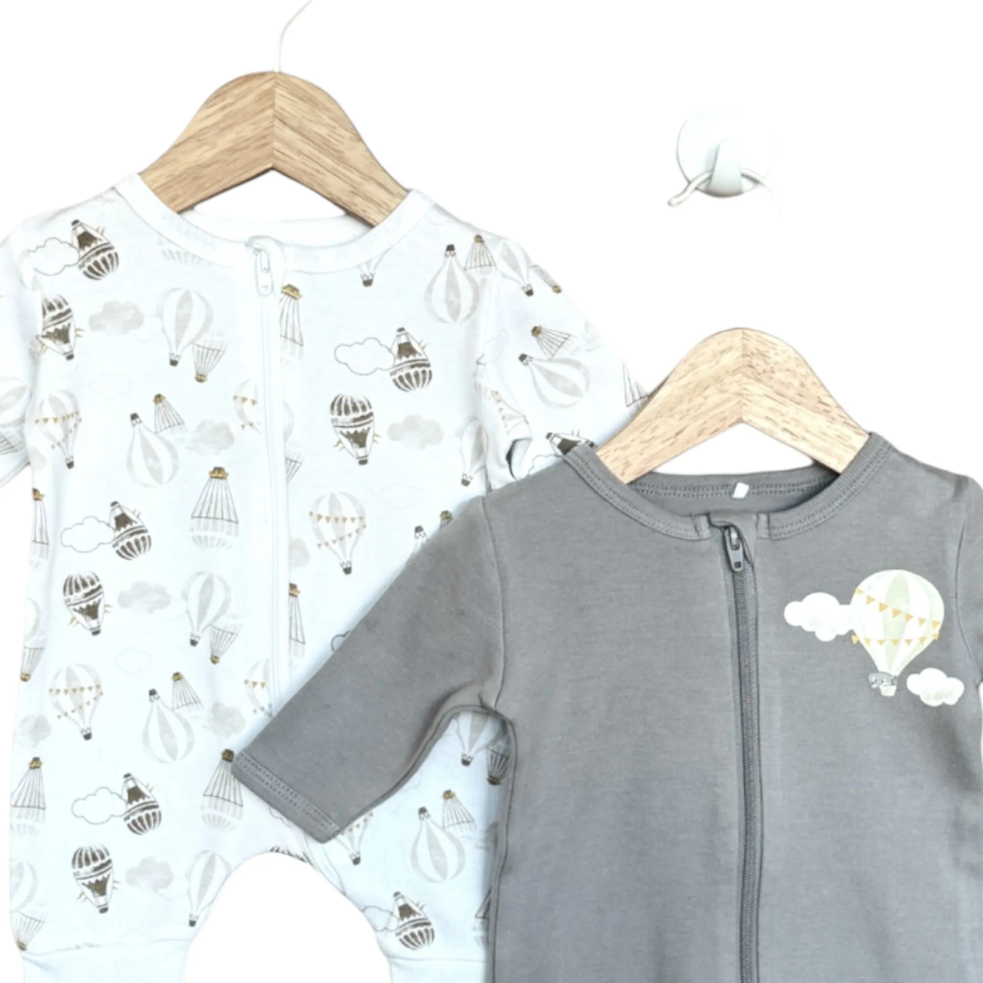 Baby 2-pack organic sleepsuits (50)
