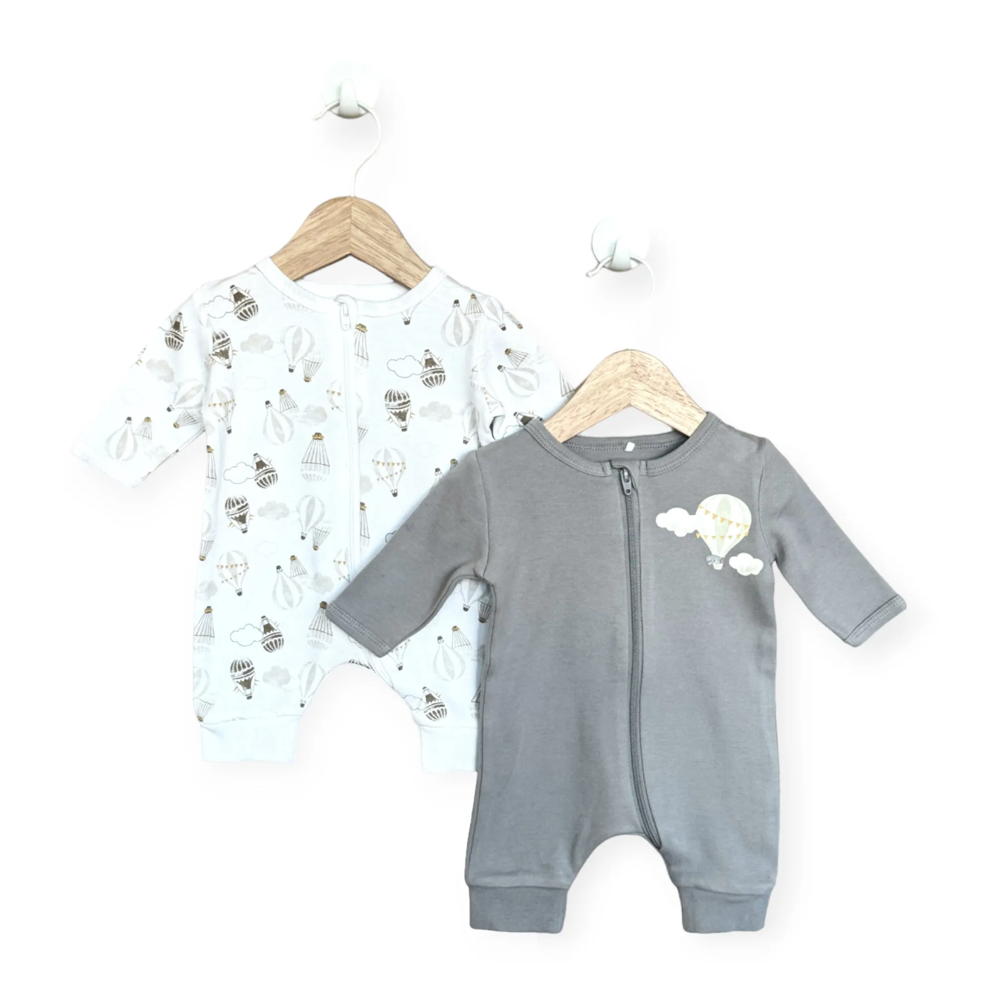 Baby 2-pack organic sleepsuits (50)