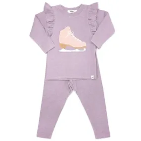 Baby 2PC Set | Cord Ice Skate-Dusty Lavender | Oh Baby !