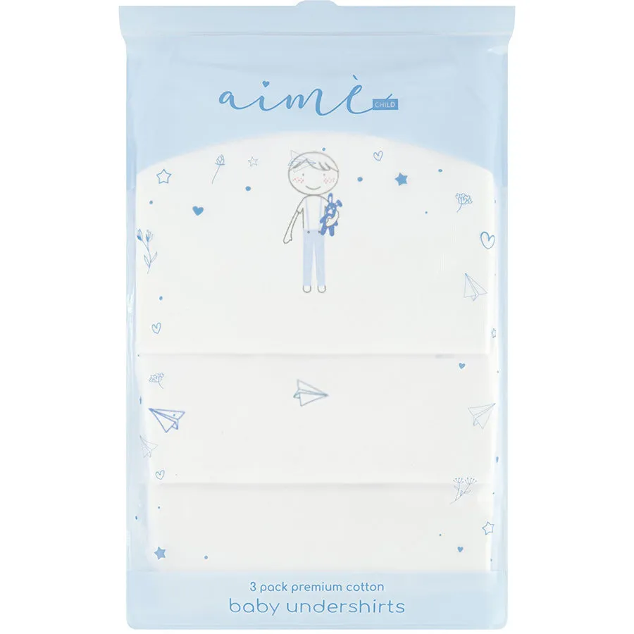Baby Boy Aime Camisole Undershirts - 3 Pk.