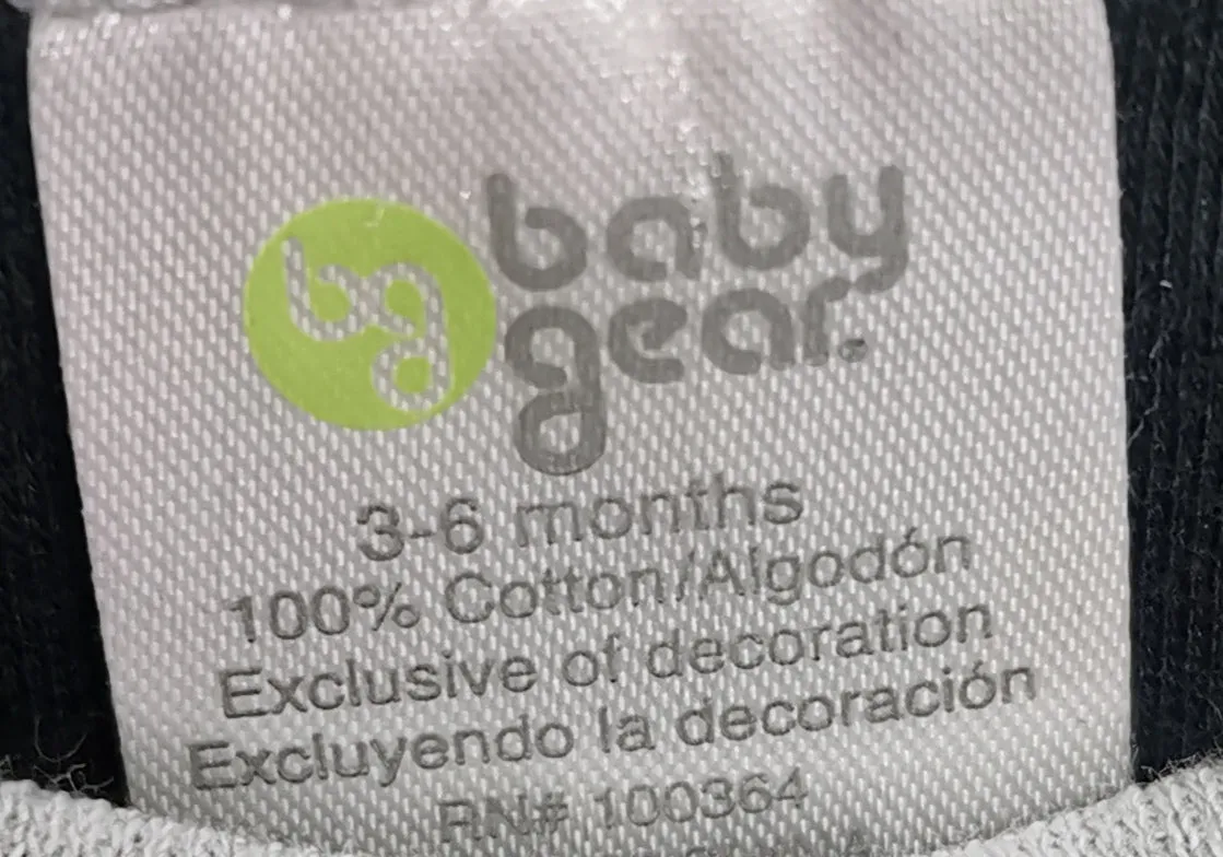 BABY BOY SIZE 3/6 MONTHS - BABY GEAR, 2 Pack Onesies EUC B50