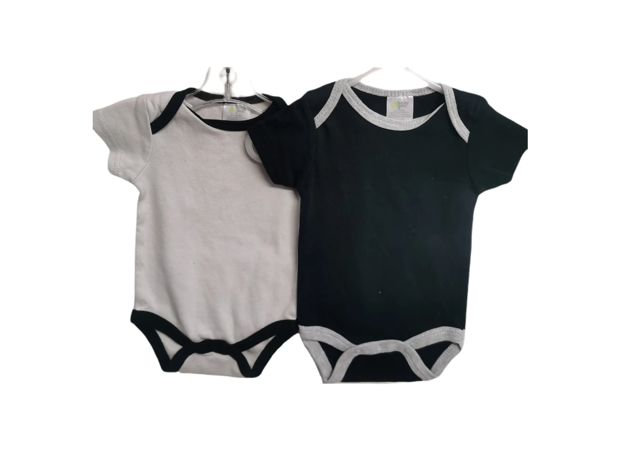 BABY BOY SIZE 3/6 MONTHS - BABY GEAR, 2 Pack Onesies EUC B50