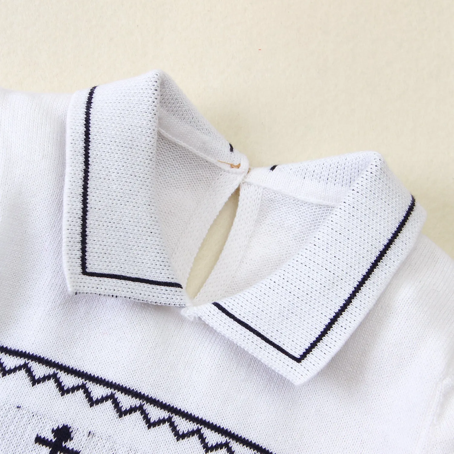 Baby Boys Navy Short Sleeve Romper Wholesale Baby