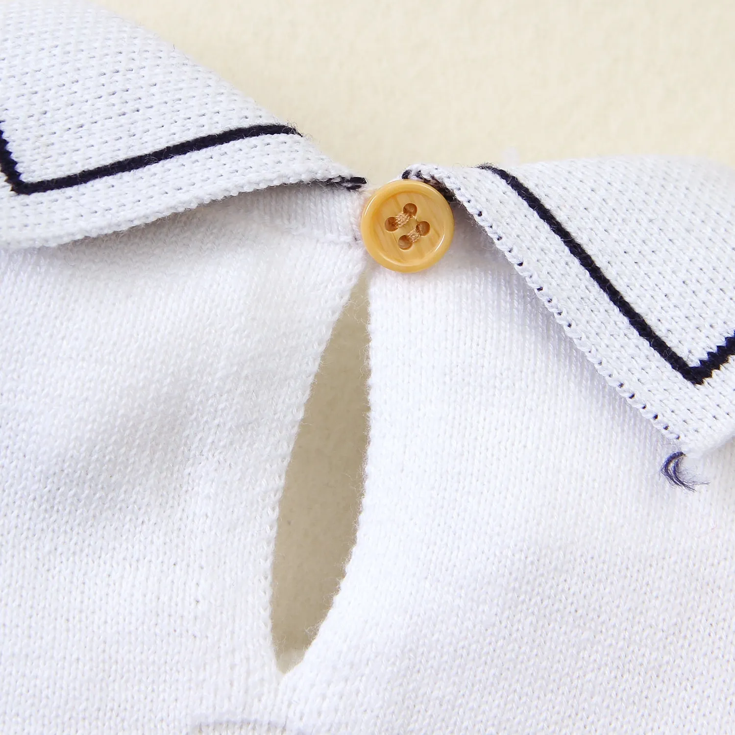 Baby Boys Navy Short Sleeve Romper Wholesale Baby