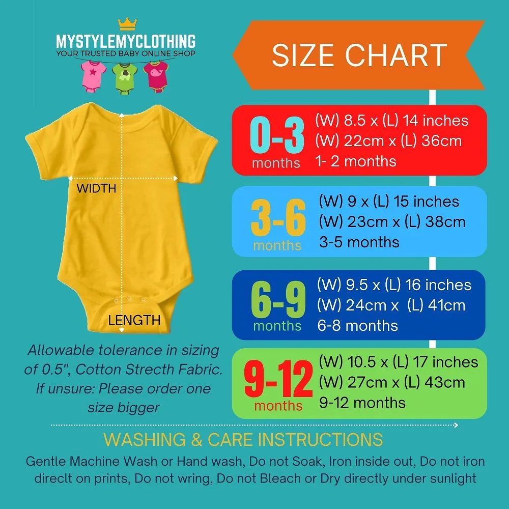 Baby Character Onesies with FREE Name Back Print - Pokemon-Slowpoke