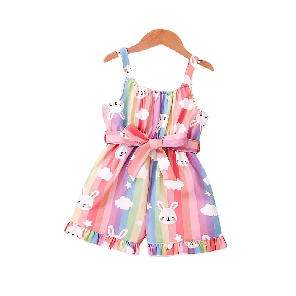 Baby Clothes 1 to 6 Years old Cartoon Rabbit Onesies For Baby Girl