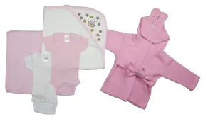 Baby Girl 5 Pc Layette Sets