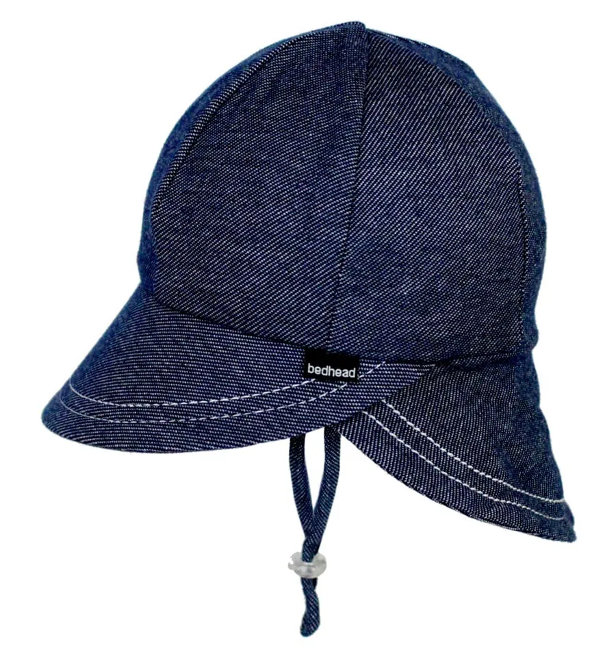 Baby Legionnaire Flap Hat - Denim