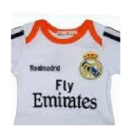Baby Romper Baby World Cup Soccer Uniform Romper - Real Madrid