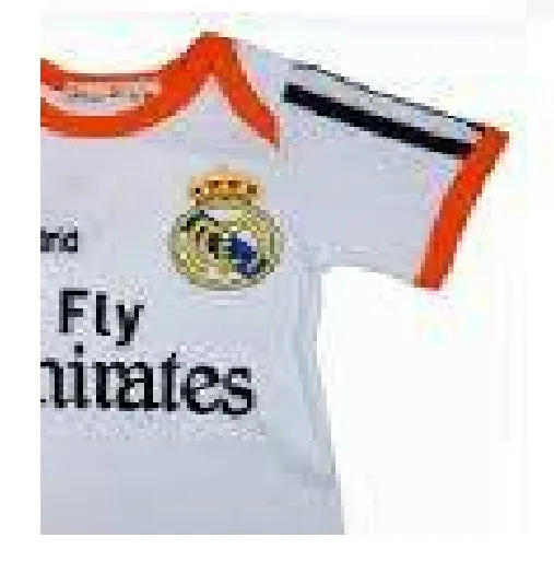 Baby Romper Baby World Cup Soccer Uniform Romper - Real Madrid