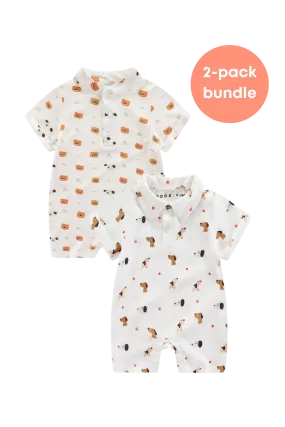 Baby Shirt Cutie Romper Playwear Bundle Set