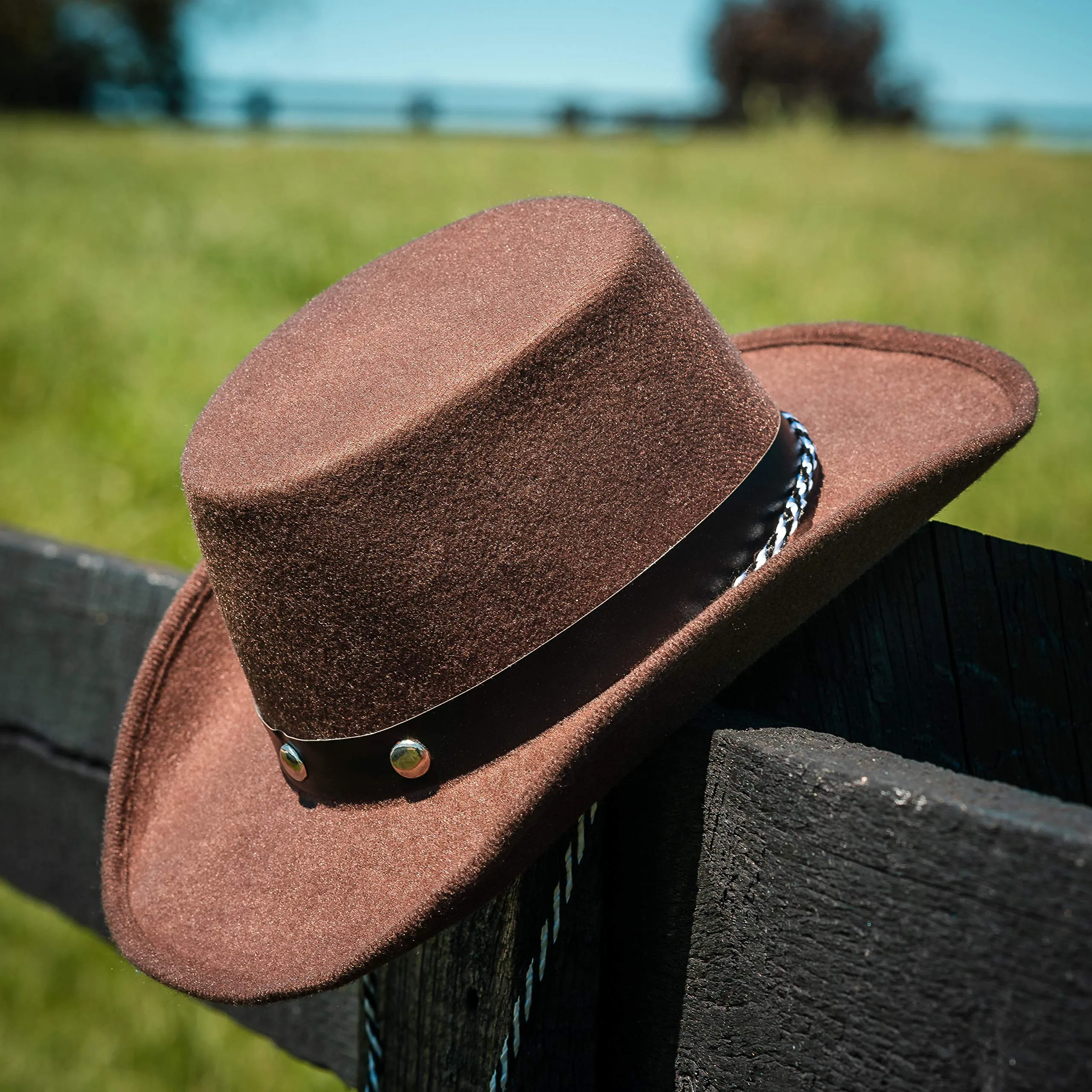 Baby sized Cowboy hat,Baby Cowgirl Hats Brown 1 Piece , Infant Party Cowboy Hats Size Small Cowboy Hats for Toddler - 20” Circumference – One Size Fits Most – Western Cowboy Costume Accessories