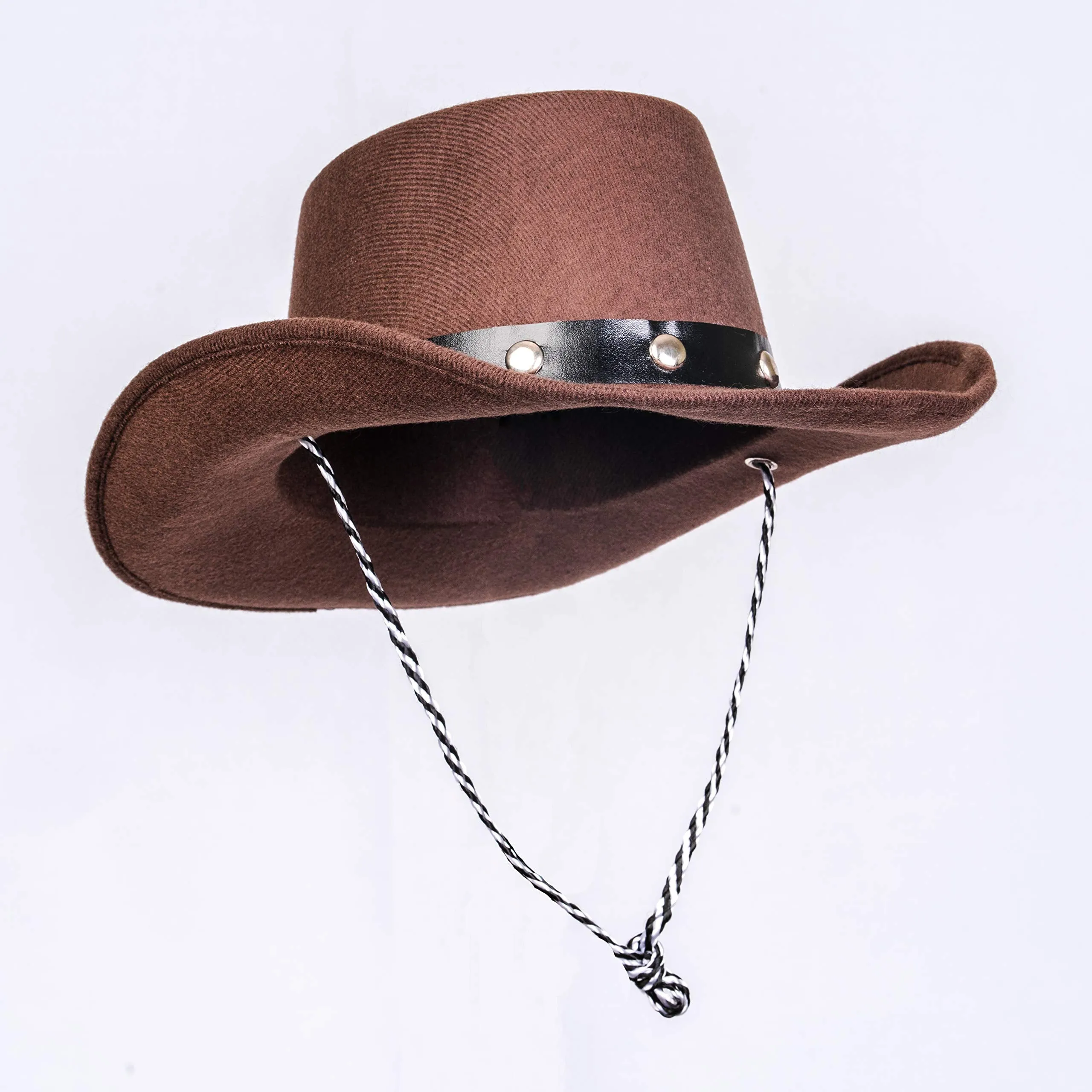 Baby sized Cowboy hat,Baby Cowgirl Hats Brown 1 Piece , Infant Party Cowboy Hats Size Small Cowboy Hats for Toddler - 20” Circumference – One Size Fits Most – Western Cowboy Costume Accessories