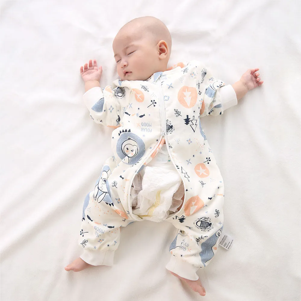Baby Sleep suit/ Removable Sleeves for 0-4 Yrs