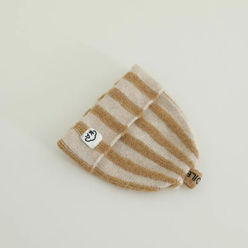 Baby Vertical Striped Knitted Beanie