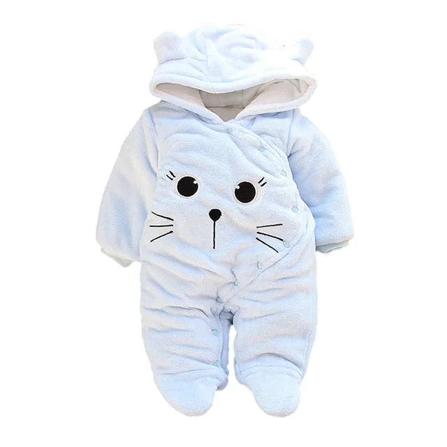 Baby Winter Clothes Newborn Baby Girls Overall 2021 Autumn Baby Romper For Baby Boys Jumpsuit Costume Infant Clothing Sets