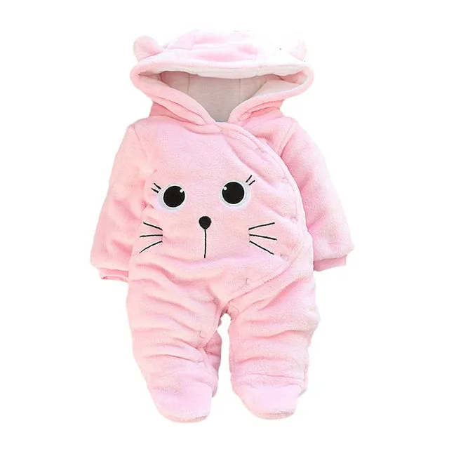 Baby Winter Clothes Newborn Baby Girls Overall 2021 Autumn Baby Romper For Baby Boys Jumpsuit Costume Infant Clothing Sets