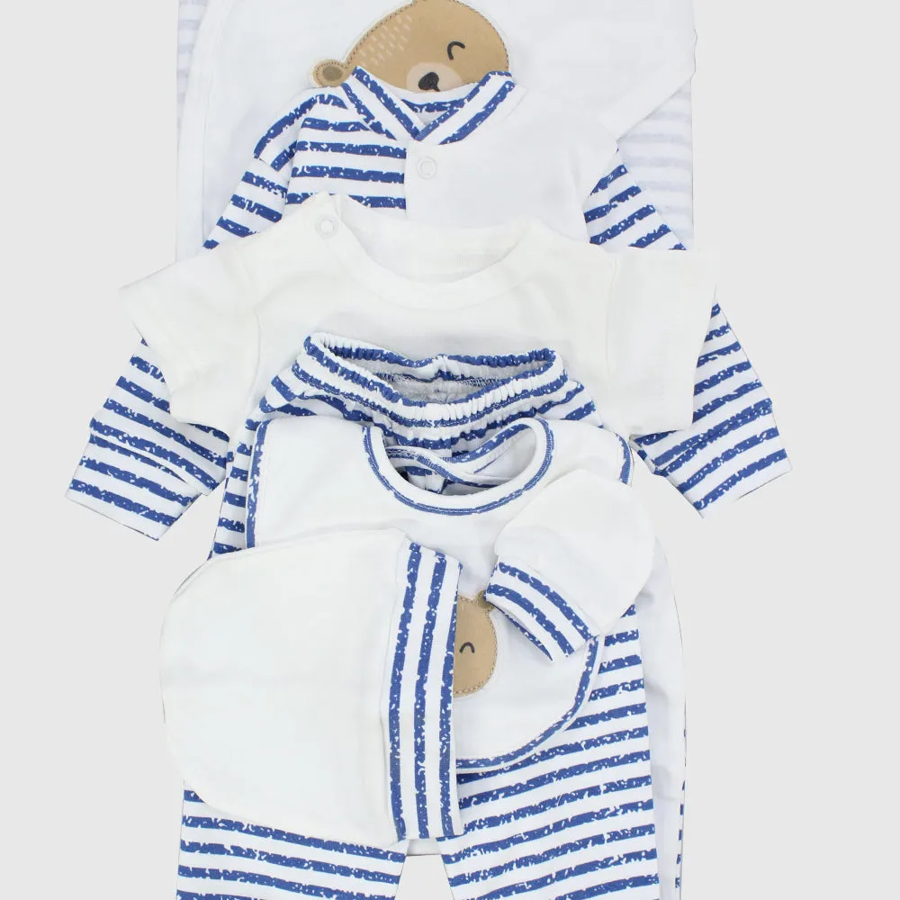 Bear Head 7-Piece Baby Layette Set