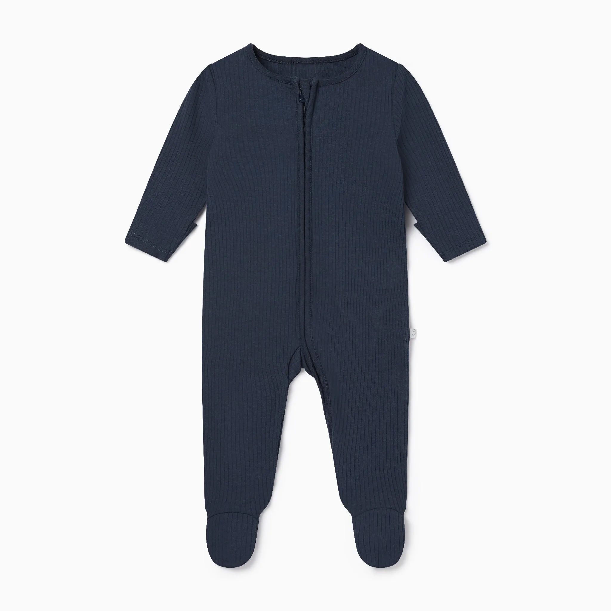 Bear Ribbed Clever Zip Sleepsuit