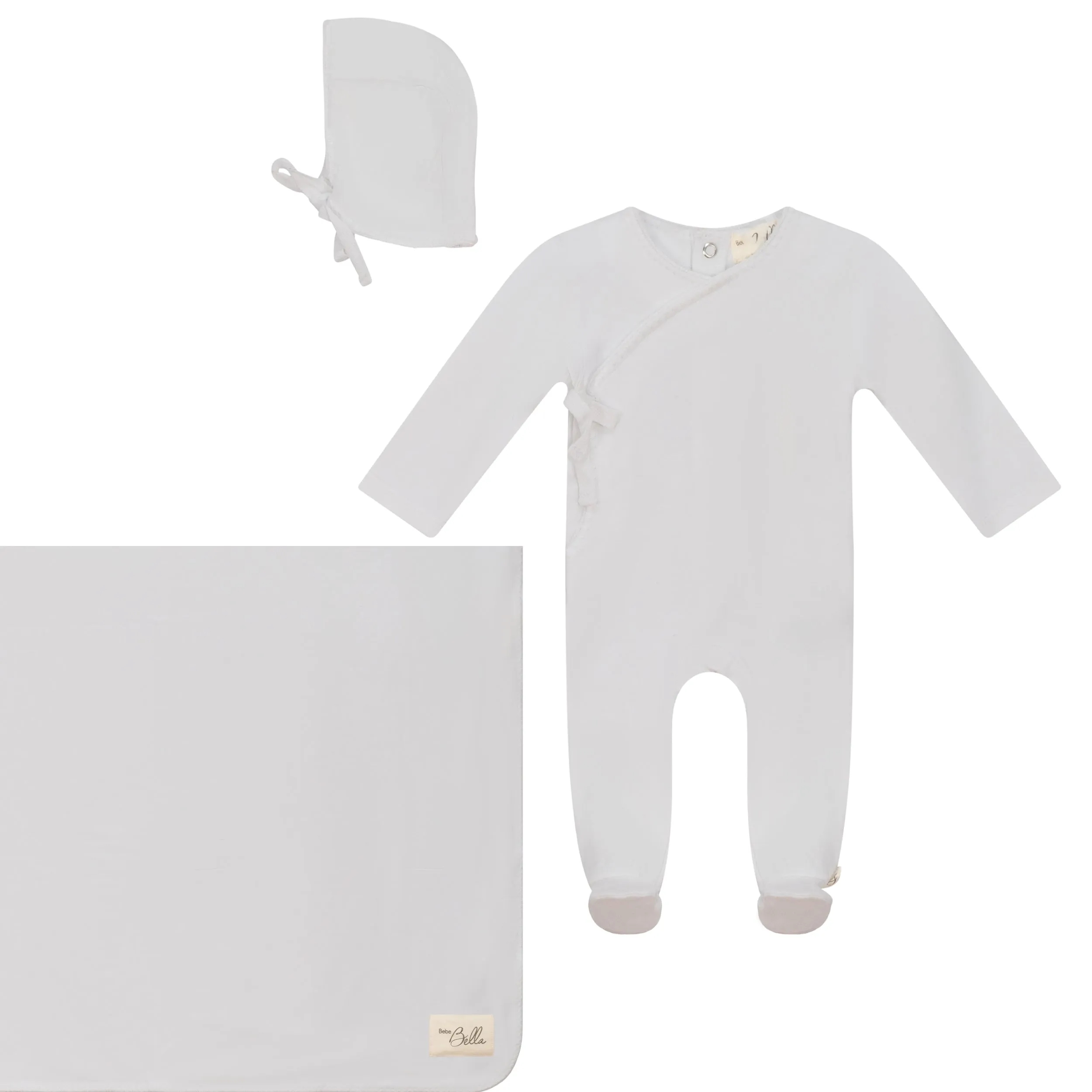 Bebe Bella White Wrap Set