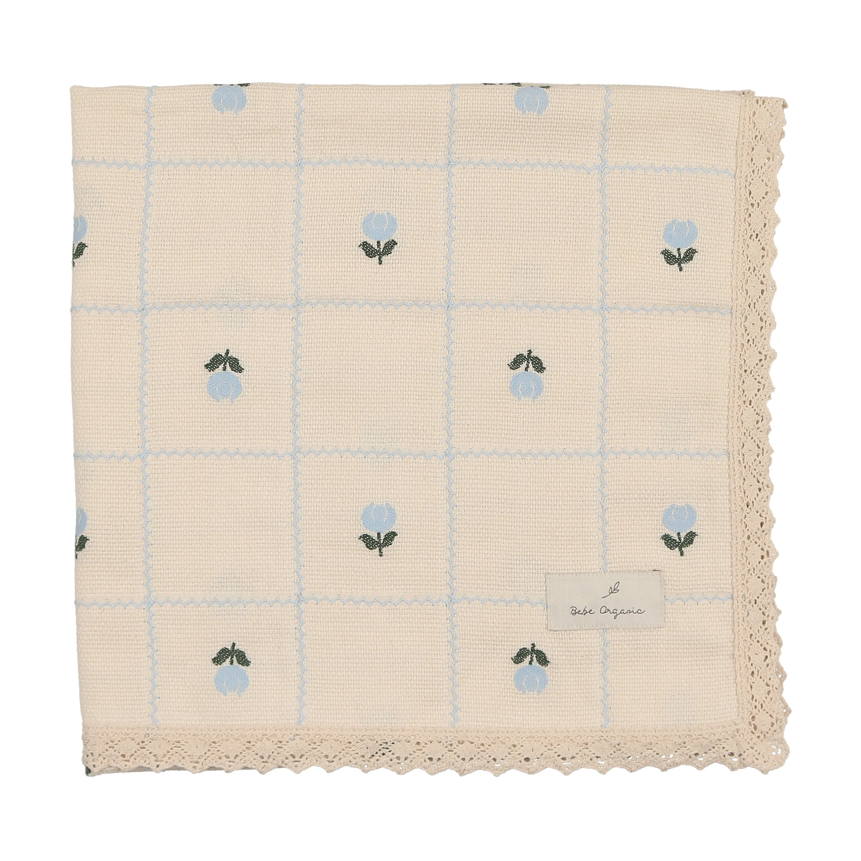 Bebe Organic Lisa Jacquard Blanket