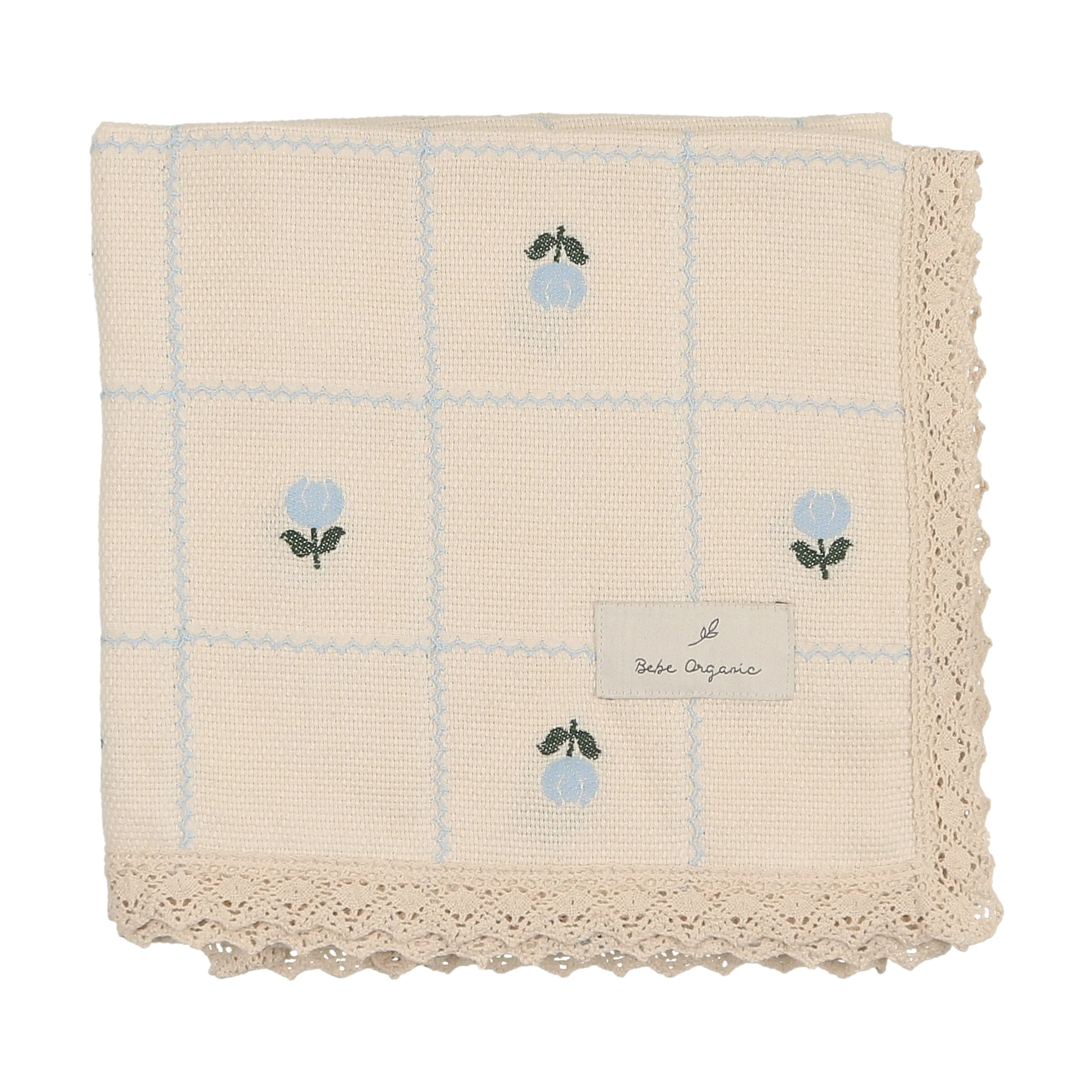 Bebe Organic Lisa Jacquard Blanket