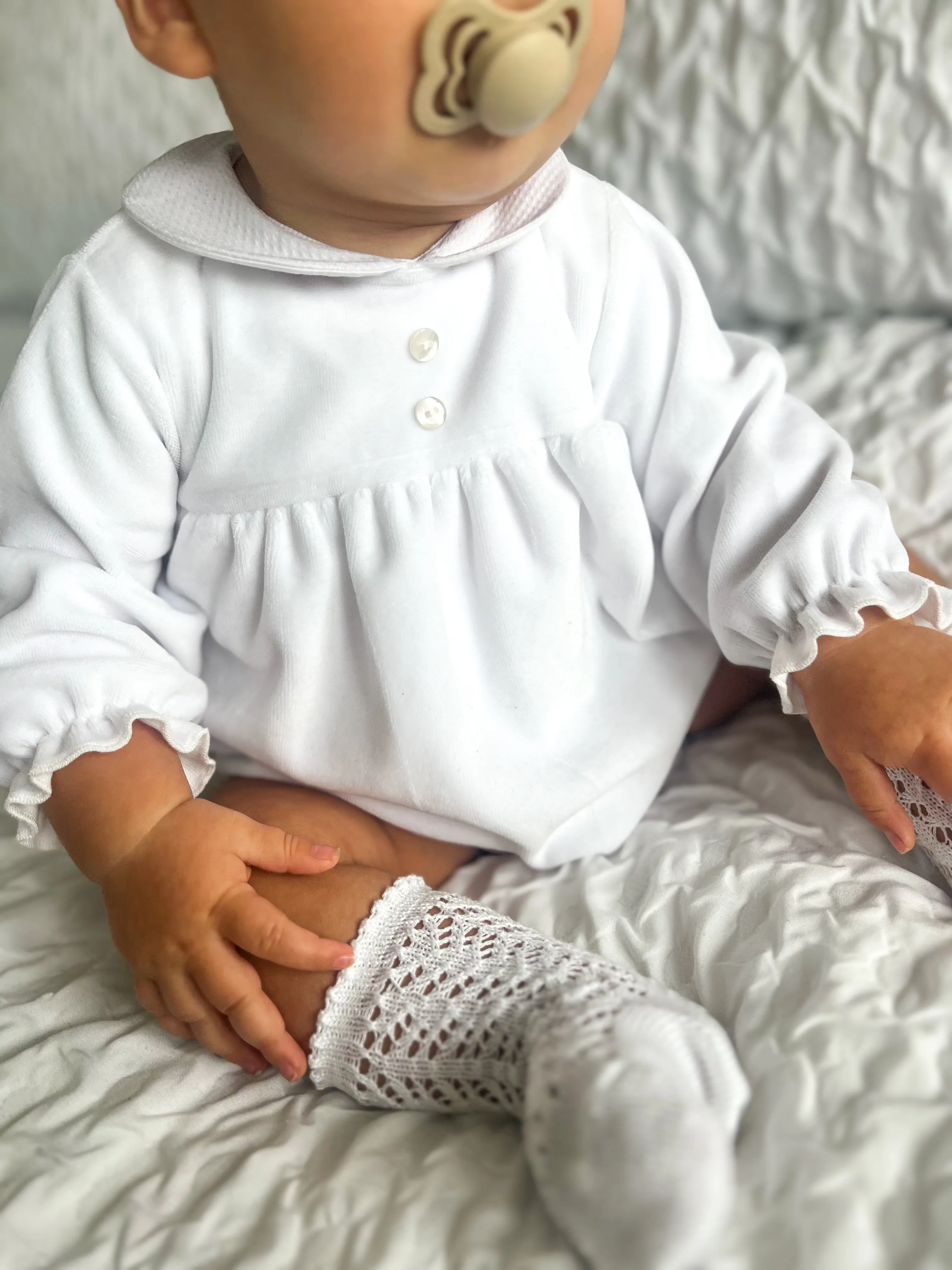 BIE EXCLUSIVE MARSHMALLOW ROMPER