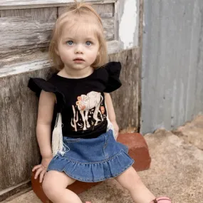 Black Be A Dreamer Fringe Onesie Baby (0-18M)