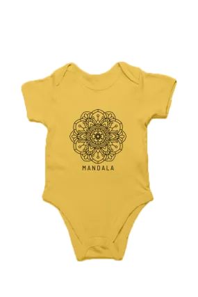 Charming Mandala Art Baby Rompers – Soft, Stylish & Comfortable