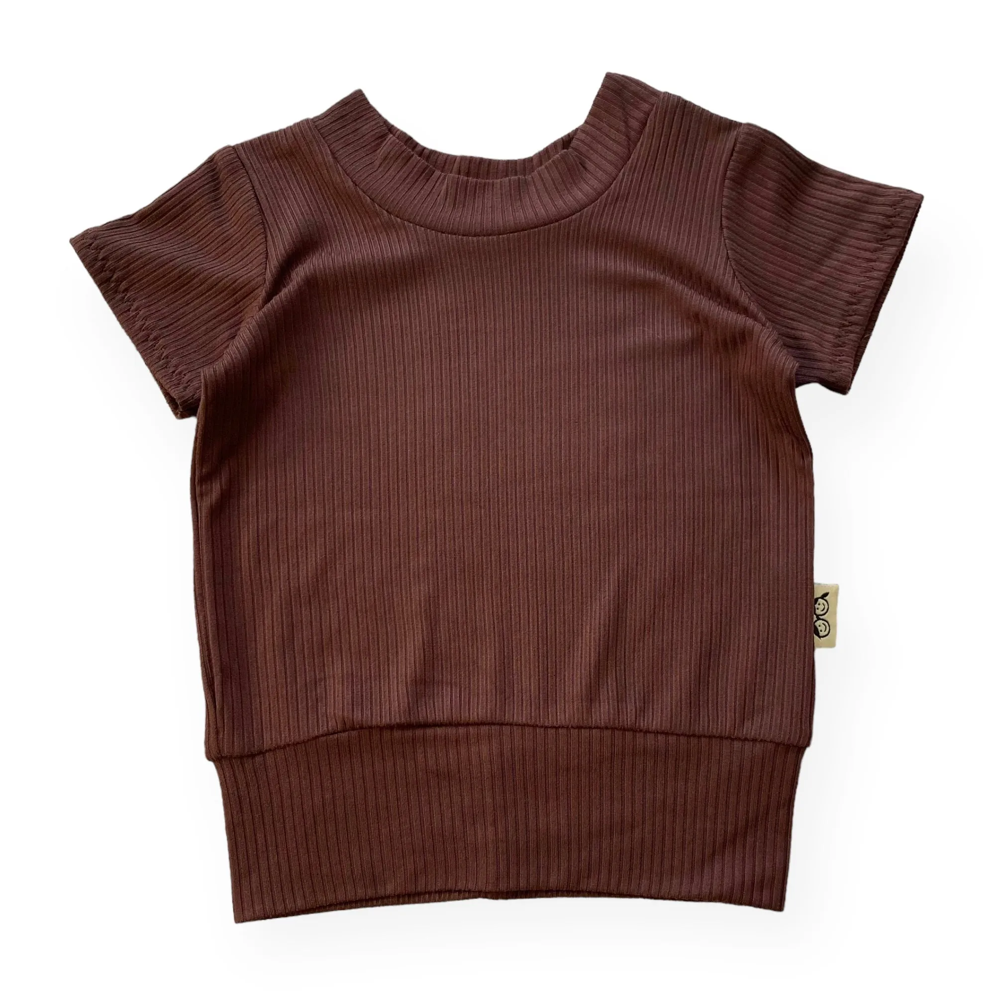 Cocoa Ribbed Summer Lounge Set