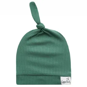 Copper Pearl Rib Knit Top Knot Hat | Balsam